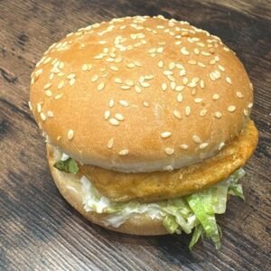 Chicken steak burger