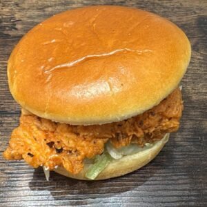 Fire crunch burger
